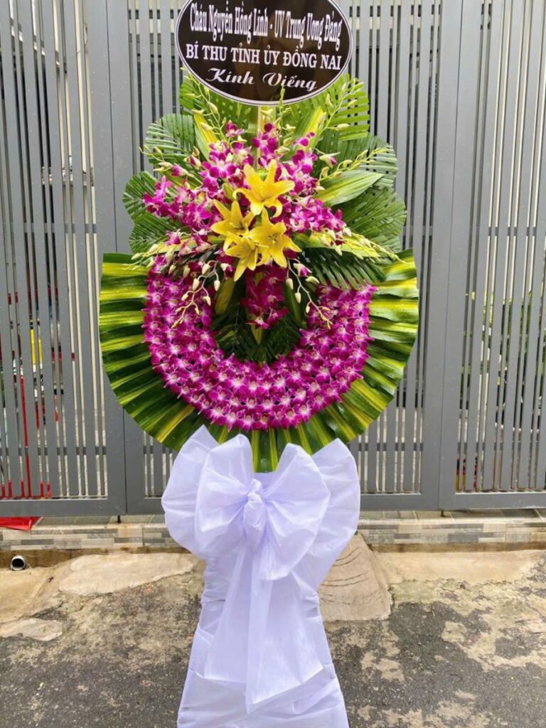 Lẵng Hoa Viếng Tiễn Biệt 