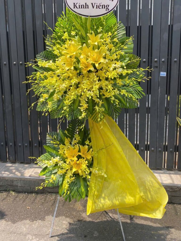 Kệ Hoa Viếng Tang Người Lớn Tuổi
