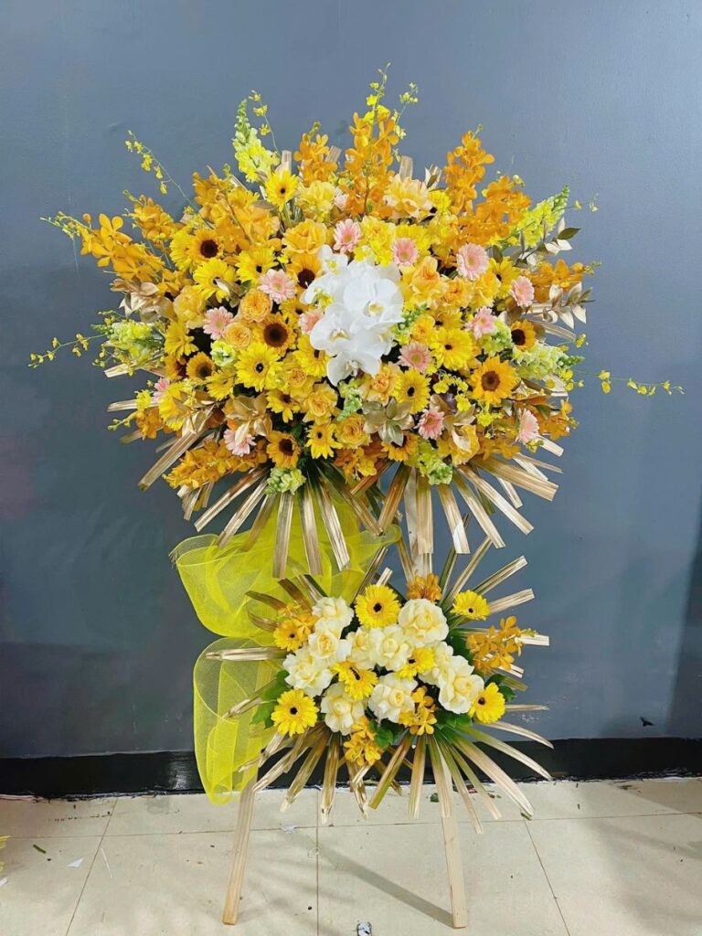Kệ Hoa Khai Trương Tài Lộc - Cao Cấp