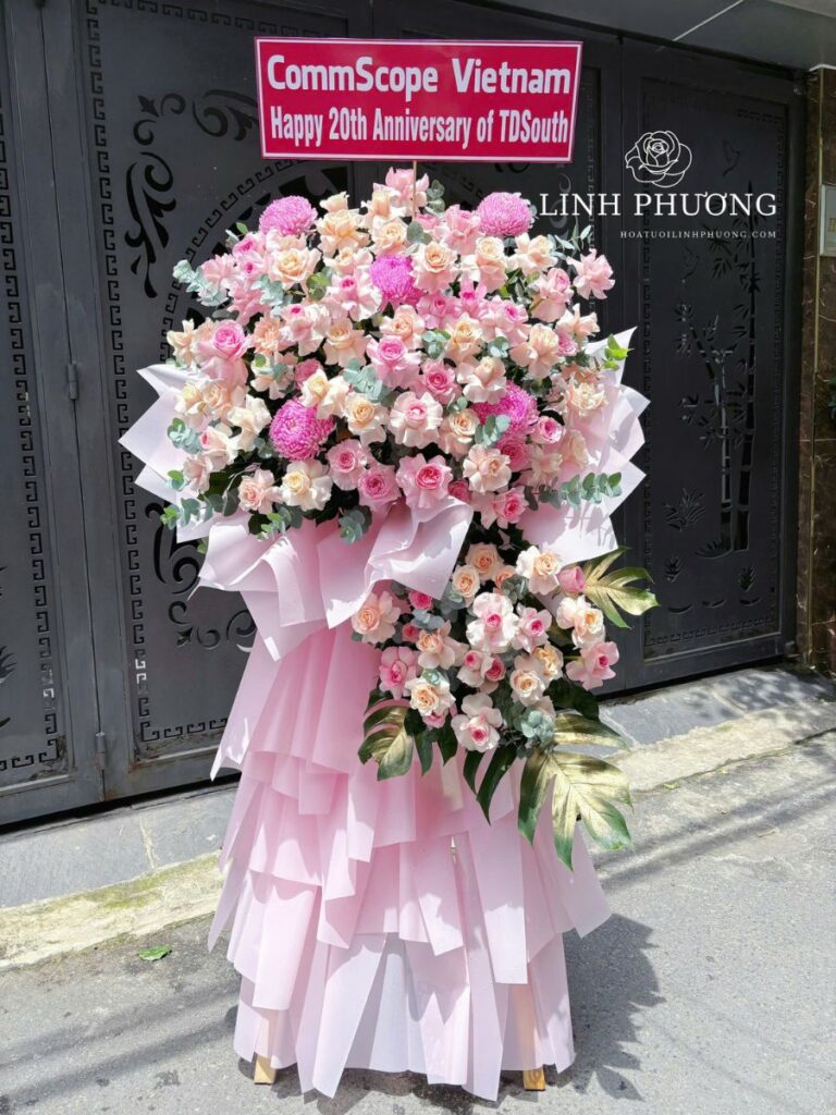 Kệ Hoa Chúc Mừng Cao Cấp Sang Trọng